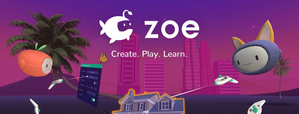 Zoe VR app is an extraordinary tool for content creators and educators, enabling the creation of interactive 3D scenes without any coding knowledge